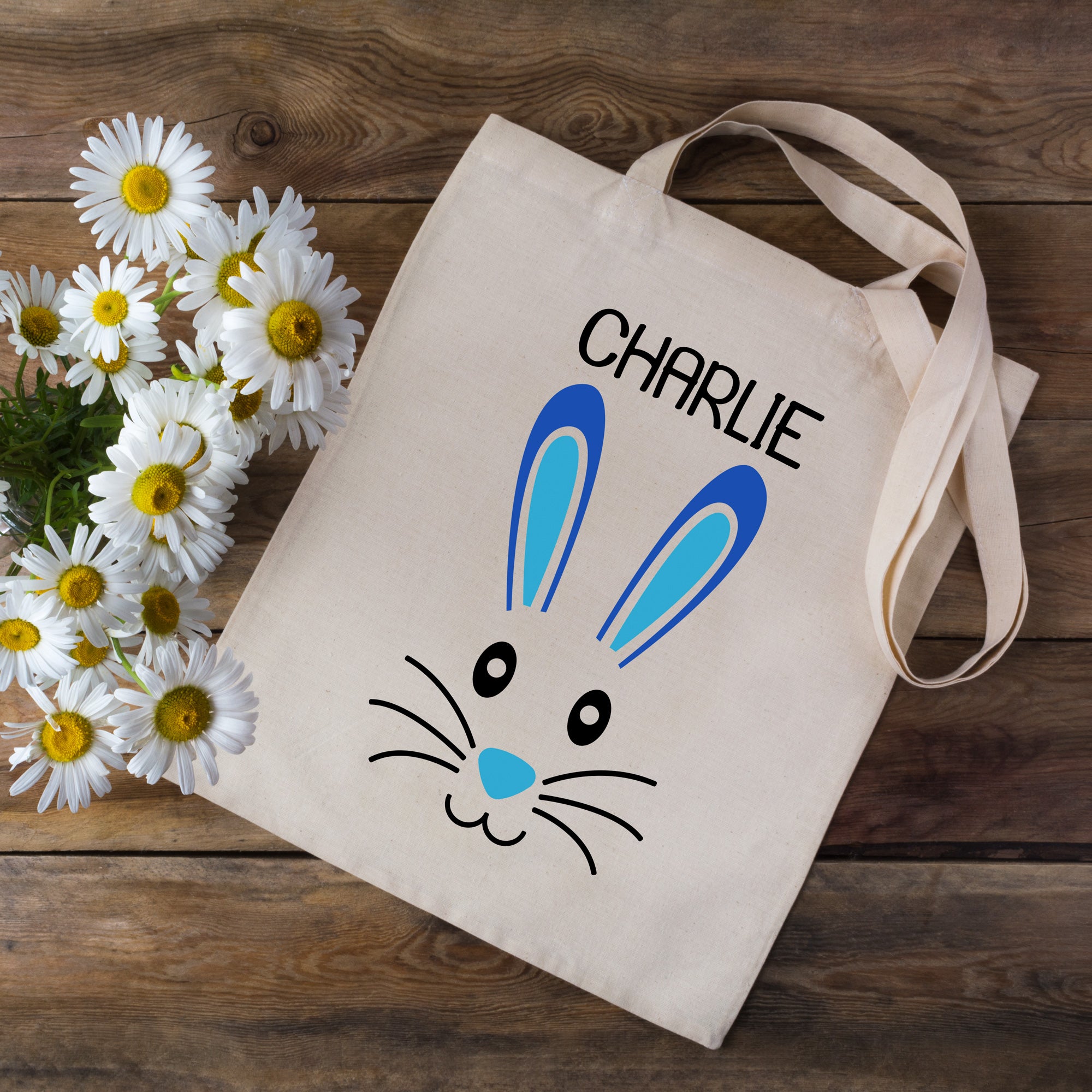 Personalised Easter Bunny Tote Bag