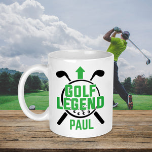 Personalised Golf Legend Mug