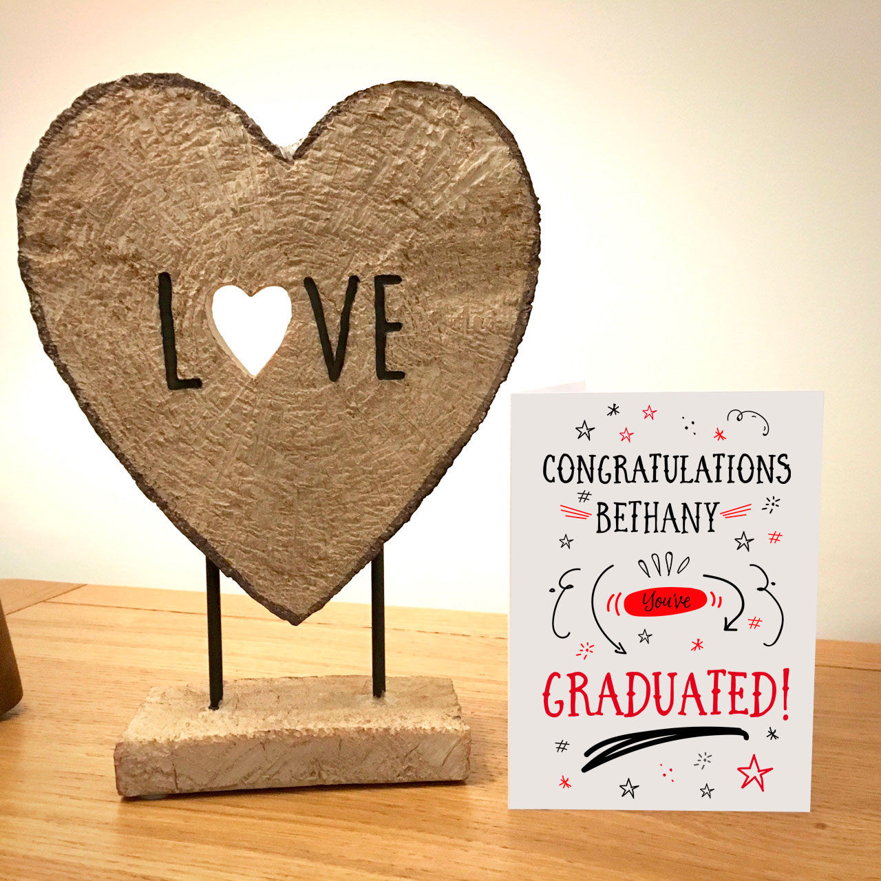 Personalised Doodle Graduation Card