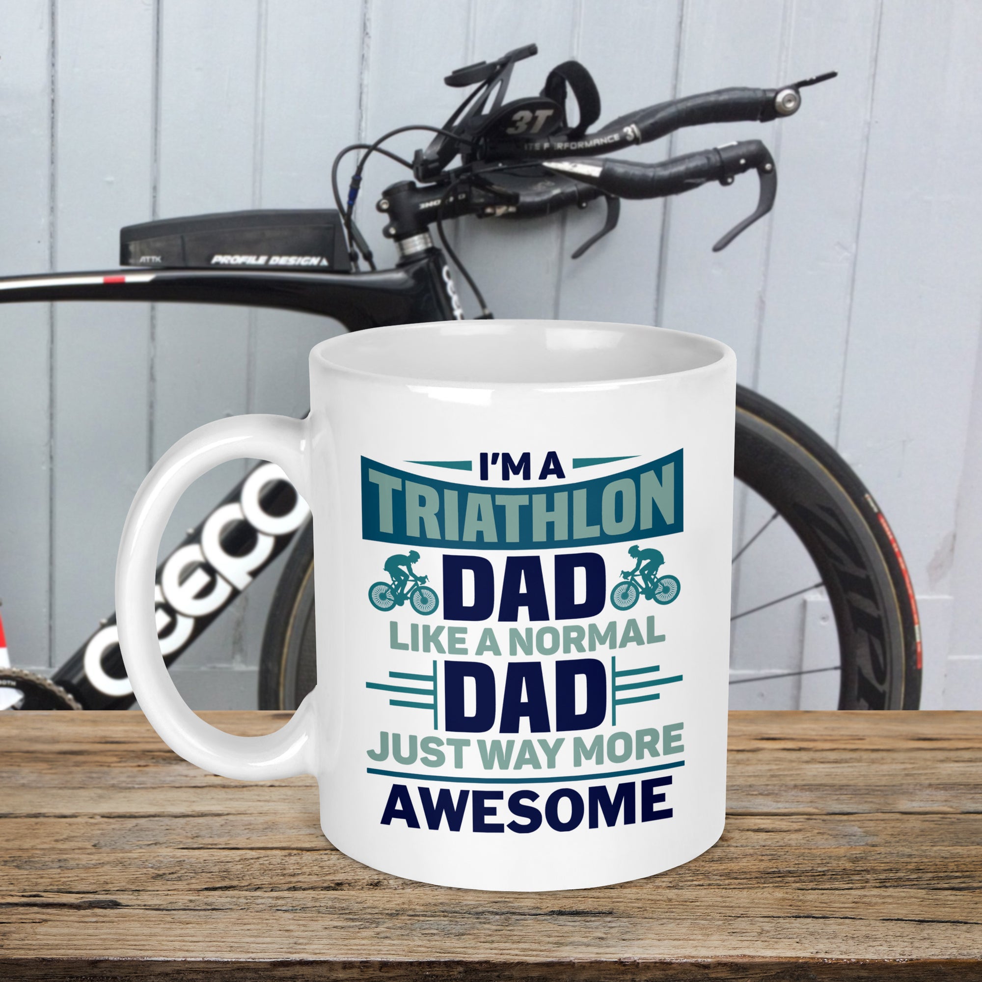 I'm A Triathlon Dad Like A Normal Dad Just Way More Awesome Mug