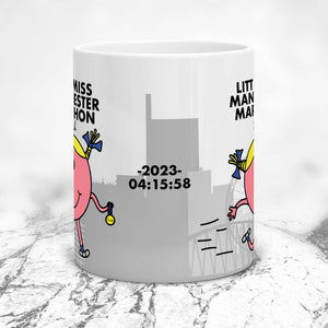 Little Miss Manchester Marathon Personalised Running Mug