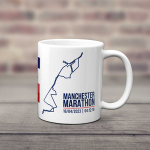 Personalised Manchester Marathon Mugs 2023