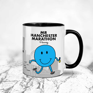 Mr Manchester Marathon Personalised Running Mug