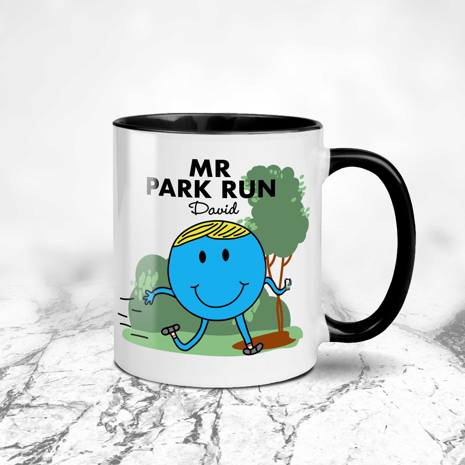 Mr Park Run Personalised Running Mug