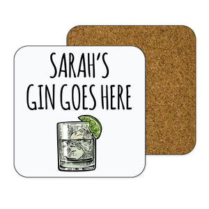 Personalised Gin Coaster 