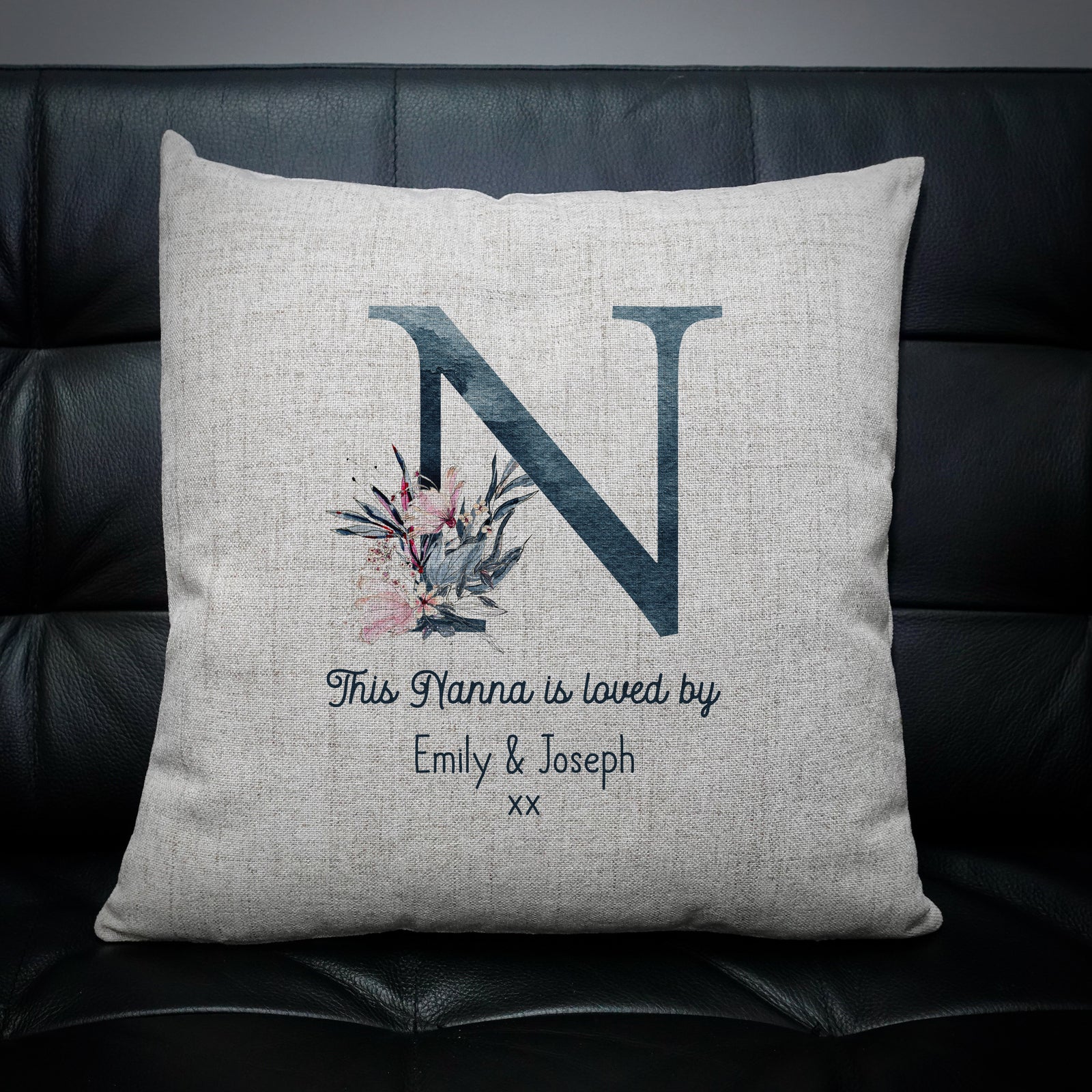 Personalised This Nanna Is Loved By Cushion Cover