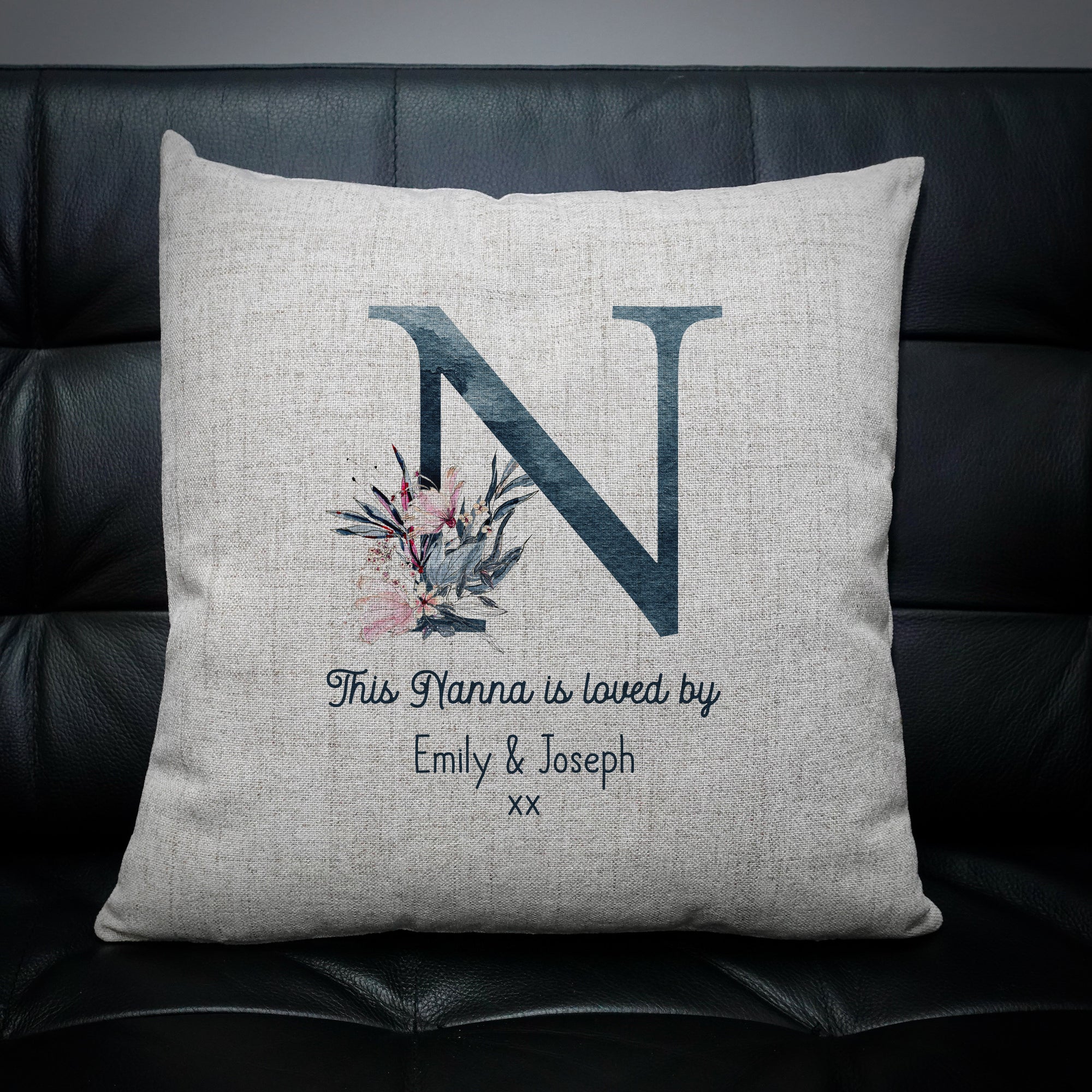 Personalised This Nanna Is Loved By Cushion Cover