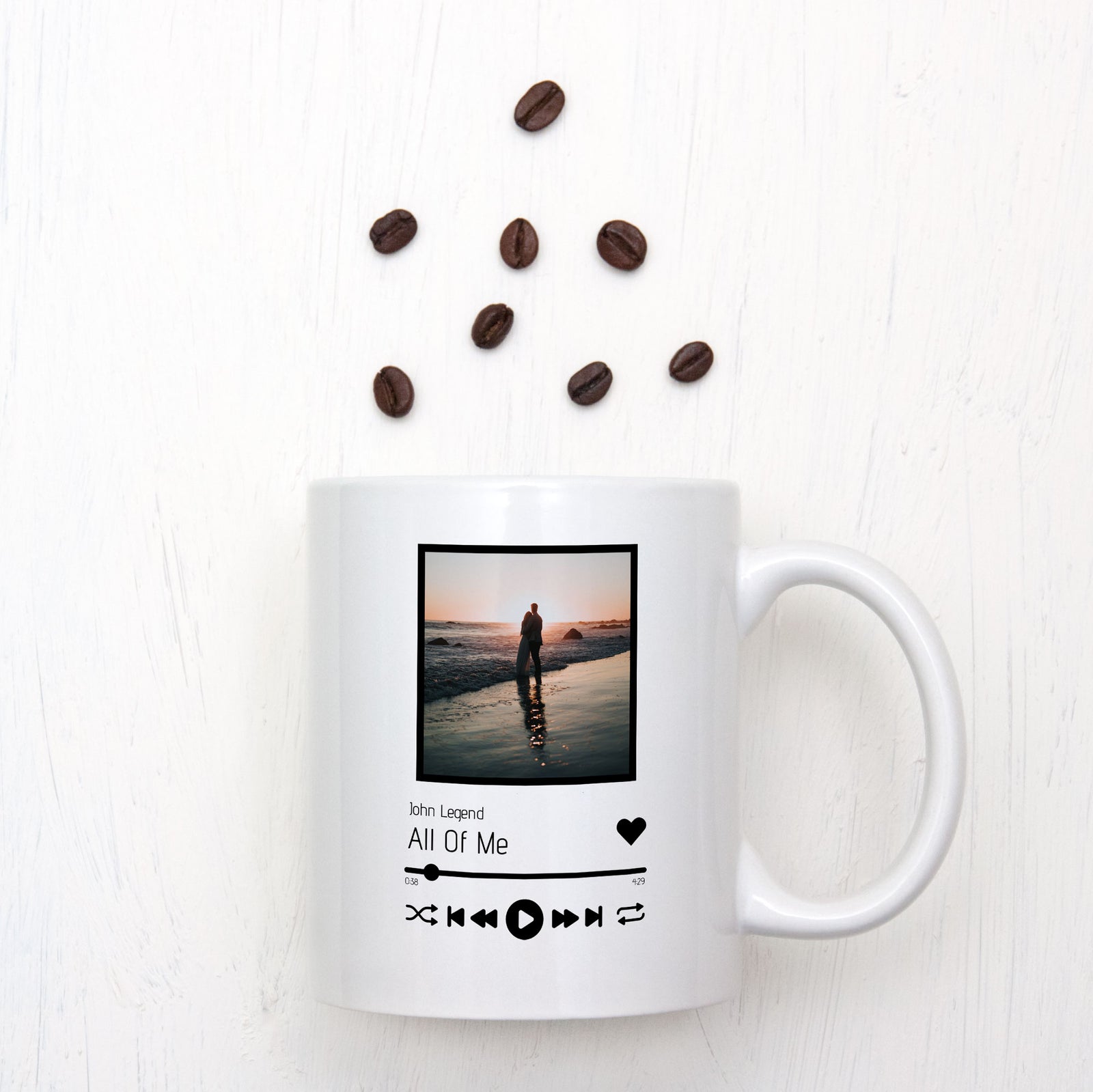 Personalised Song Mug