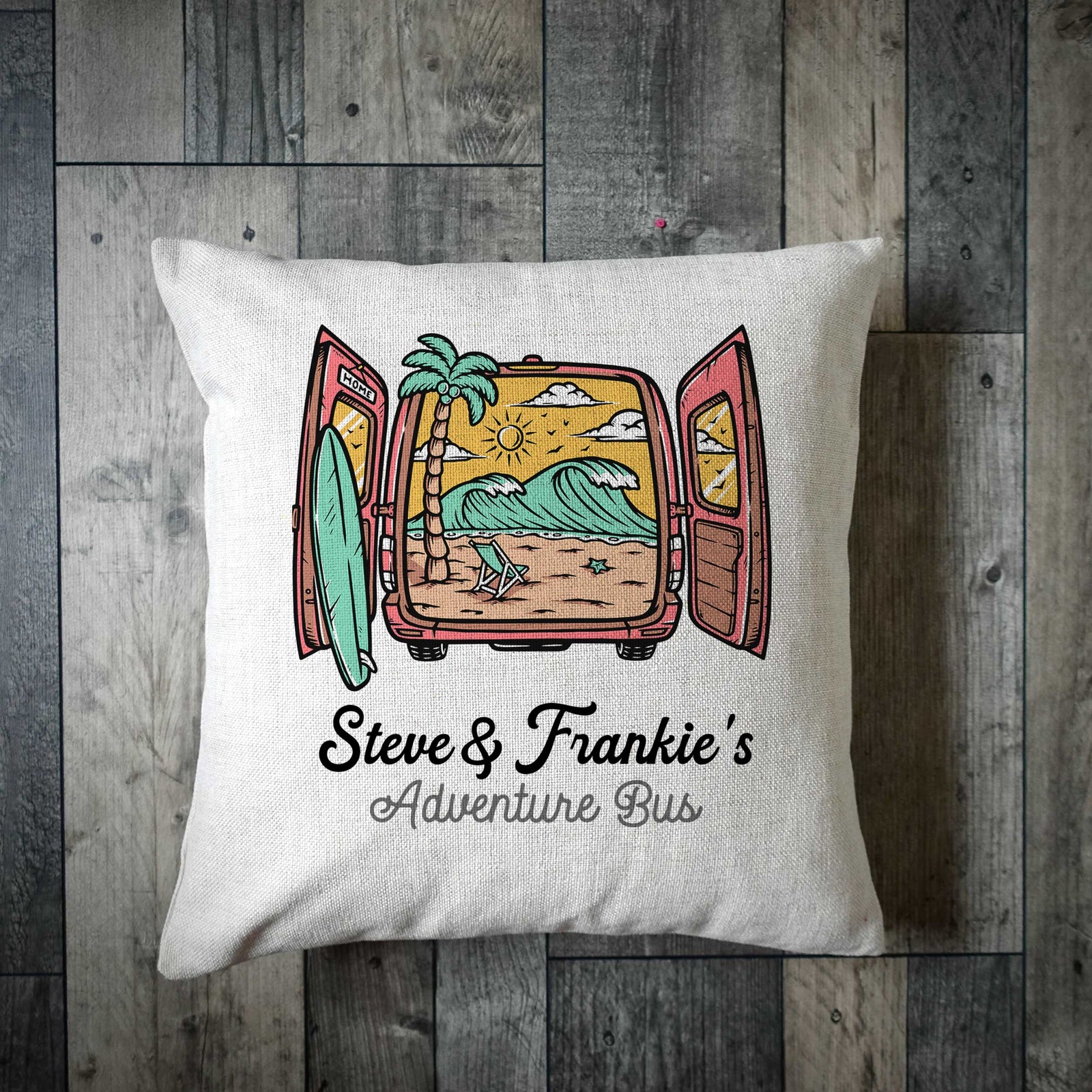 Beach View Camper Van Cushion