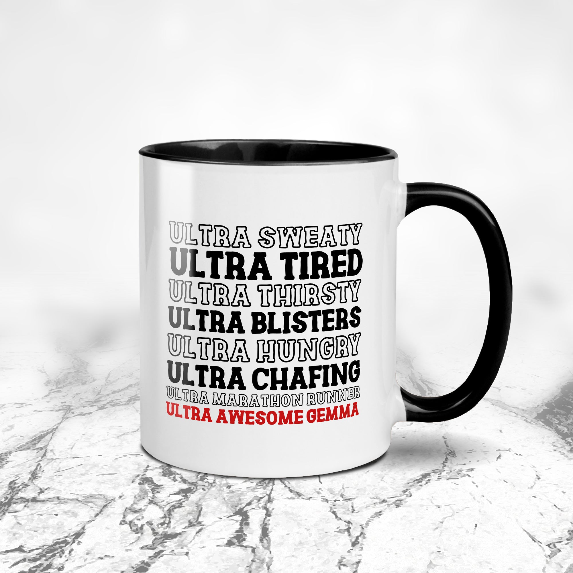 Personalised Ultra marathon Runner Mug