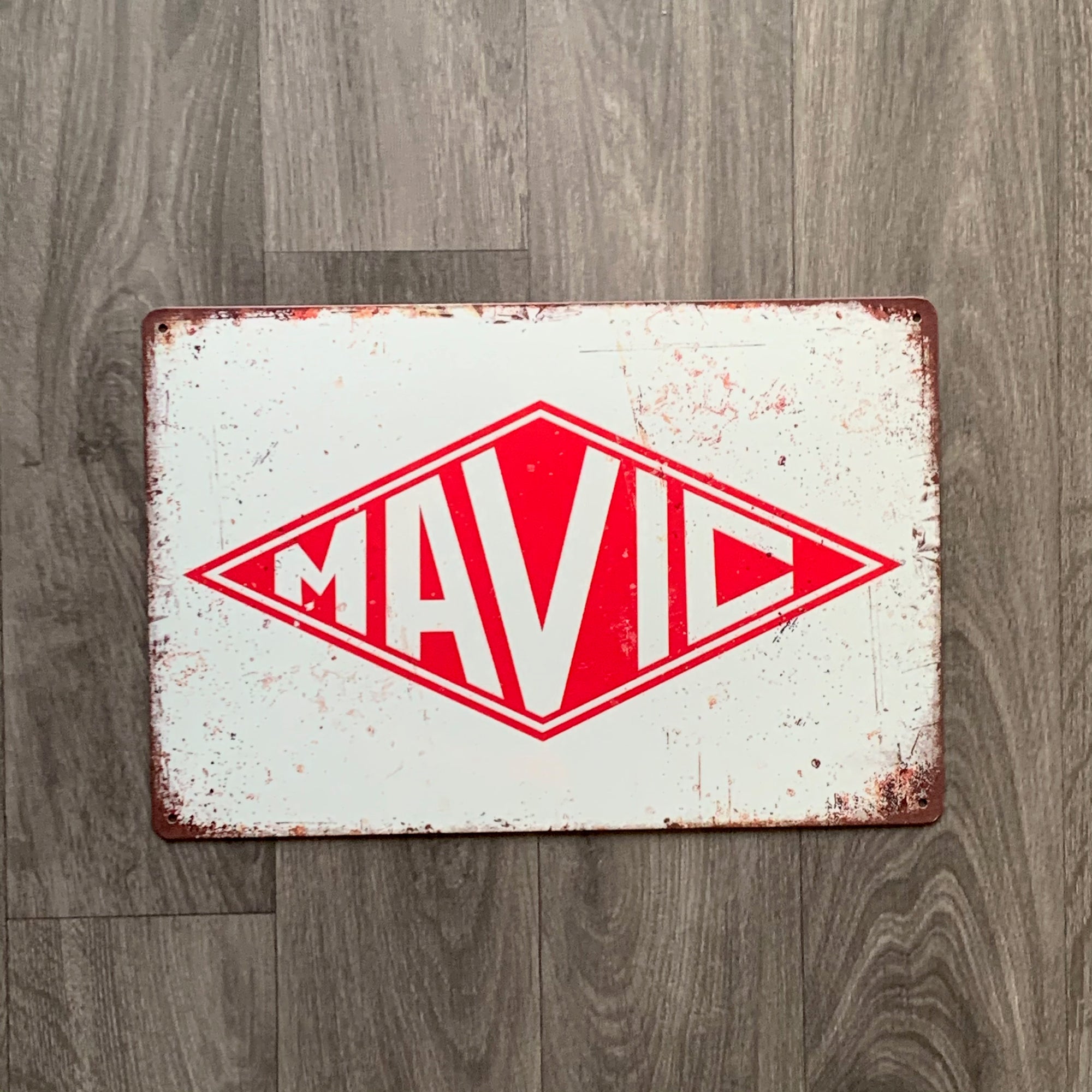 Mavic Logo Retro Cycling Sign