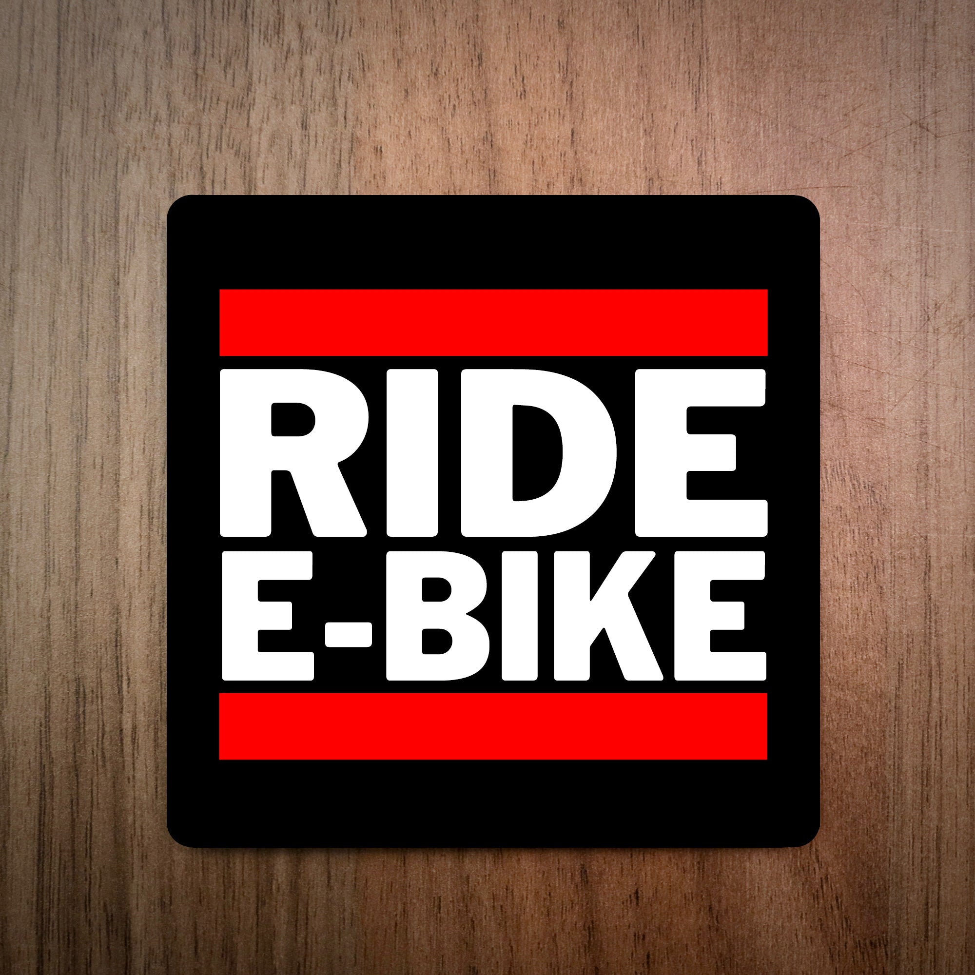 Ride E-Bike/E-MTB Run DMC Style Coaster
