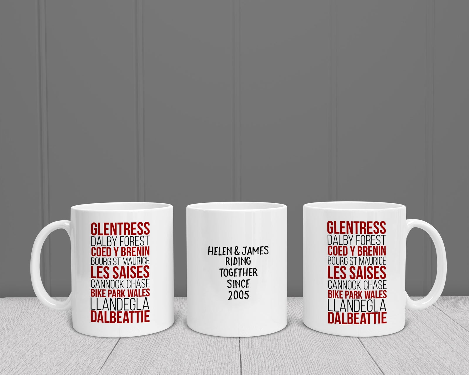 Riding Together Since.... MTB Mug