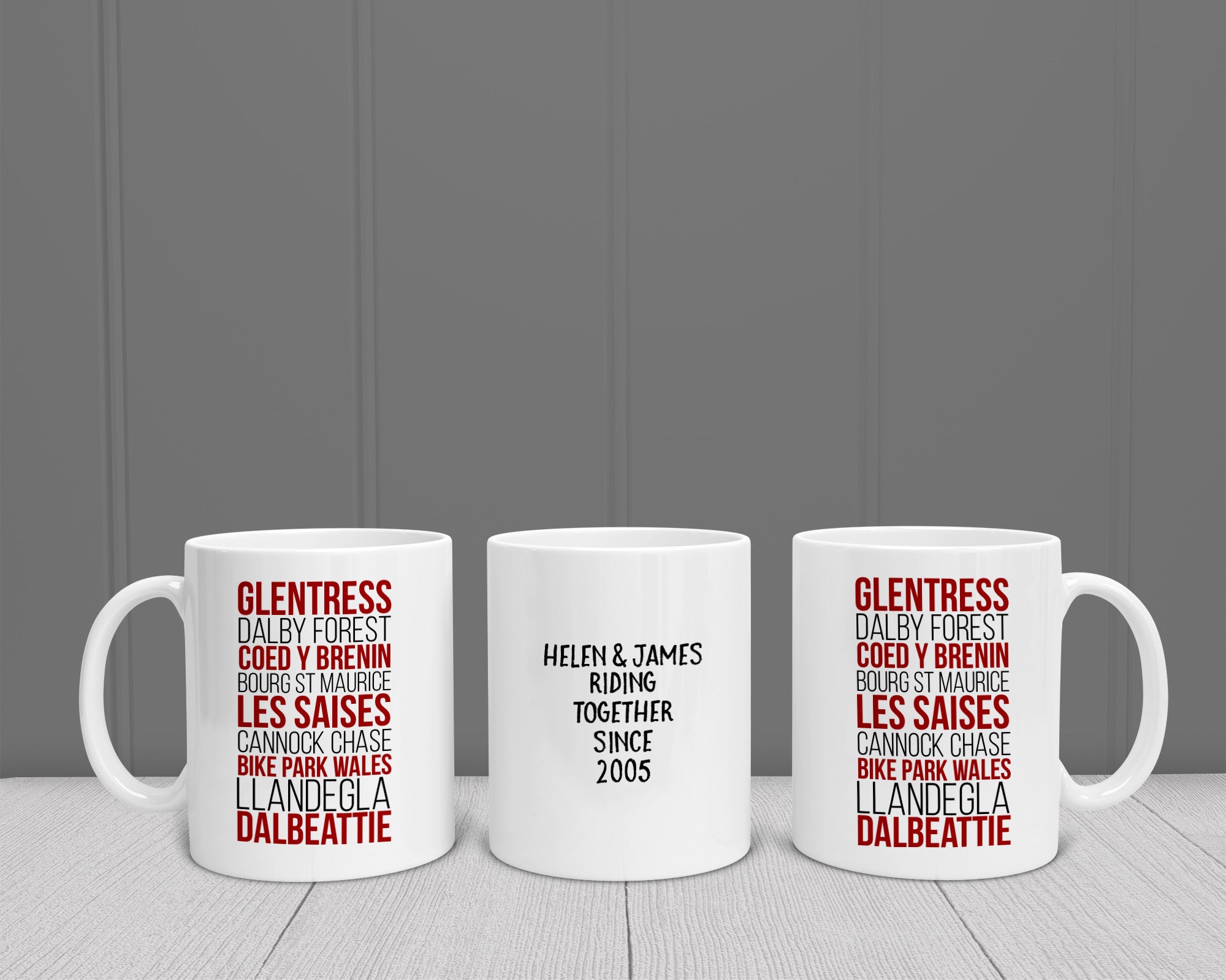 Riding Together Since.... MTB Mug