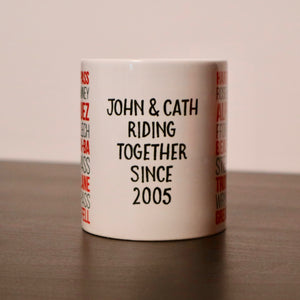 Road Cycling Partners Mug - Riding Together since.....