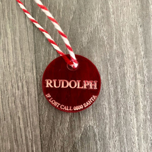 Rudolf's Lost Name Tag and Personalised Postcard
