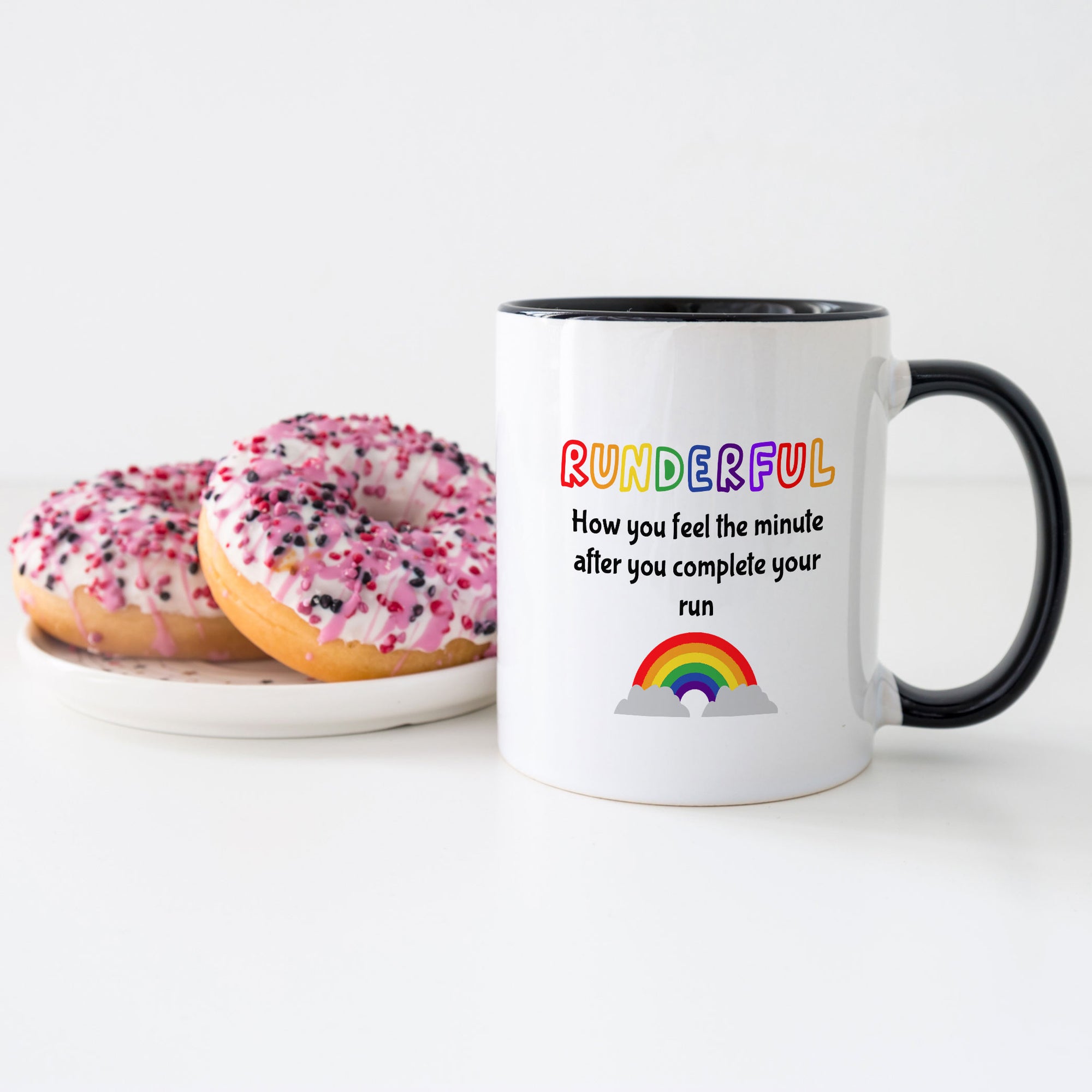 Runderful Rainbow Running Mug