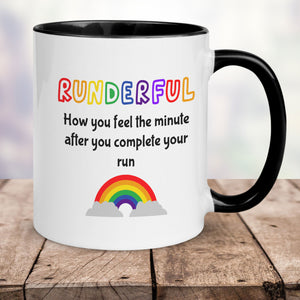Runderful Rainbow Running Mug