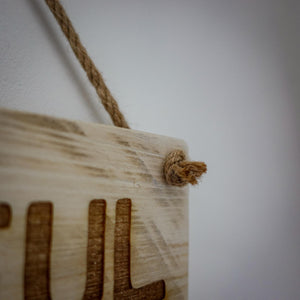 Runderful Handmade Wooden Running Sign