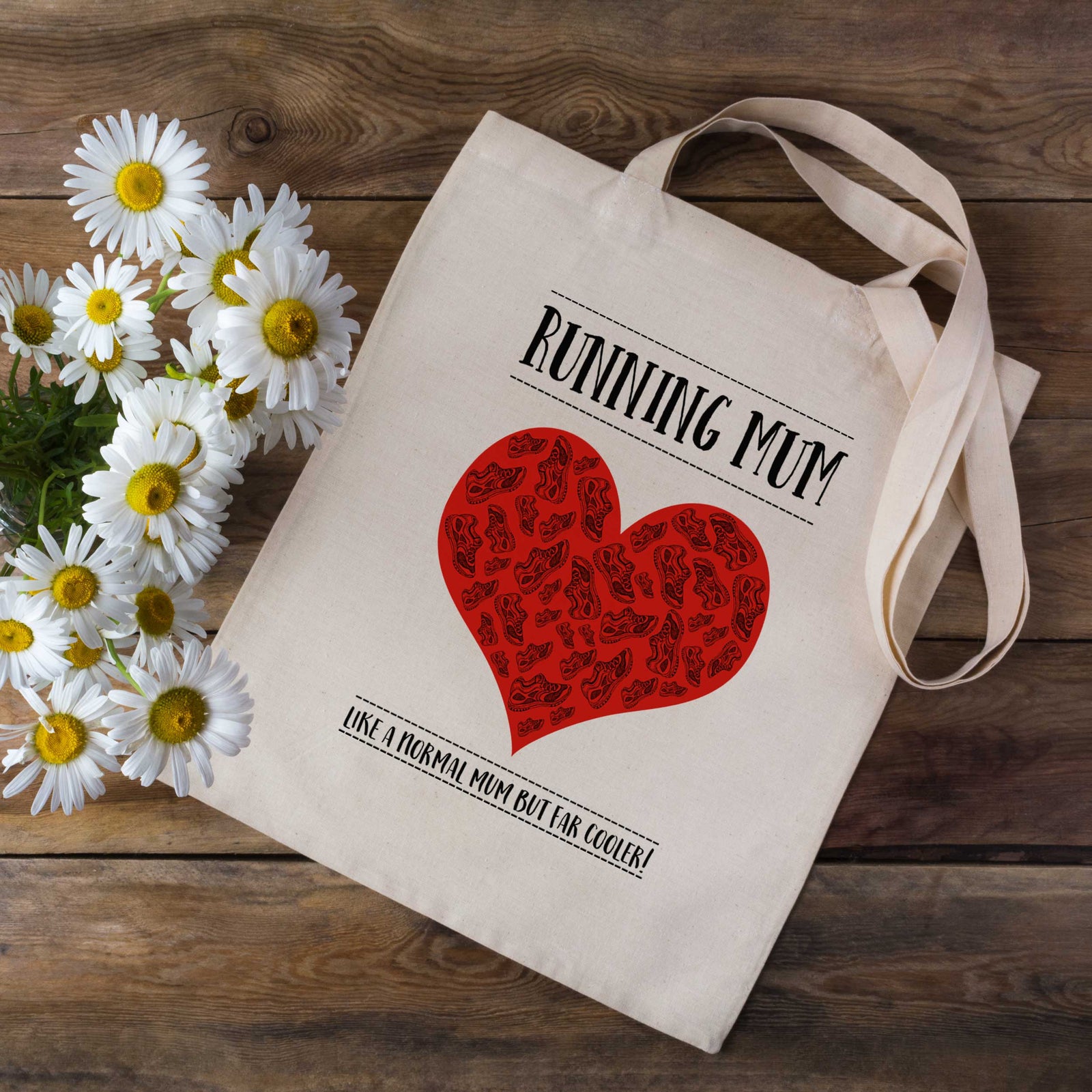 Running Mum Like A Normal Mum But Far Cooler Tote Bag