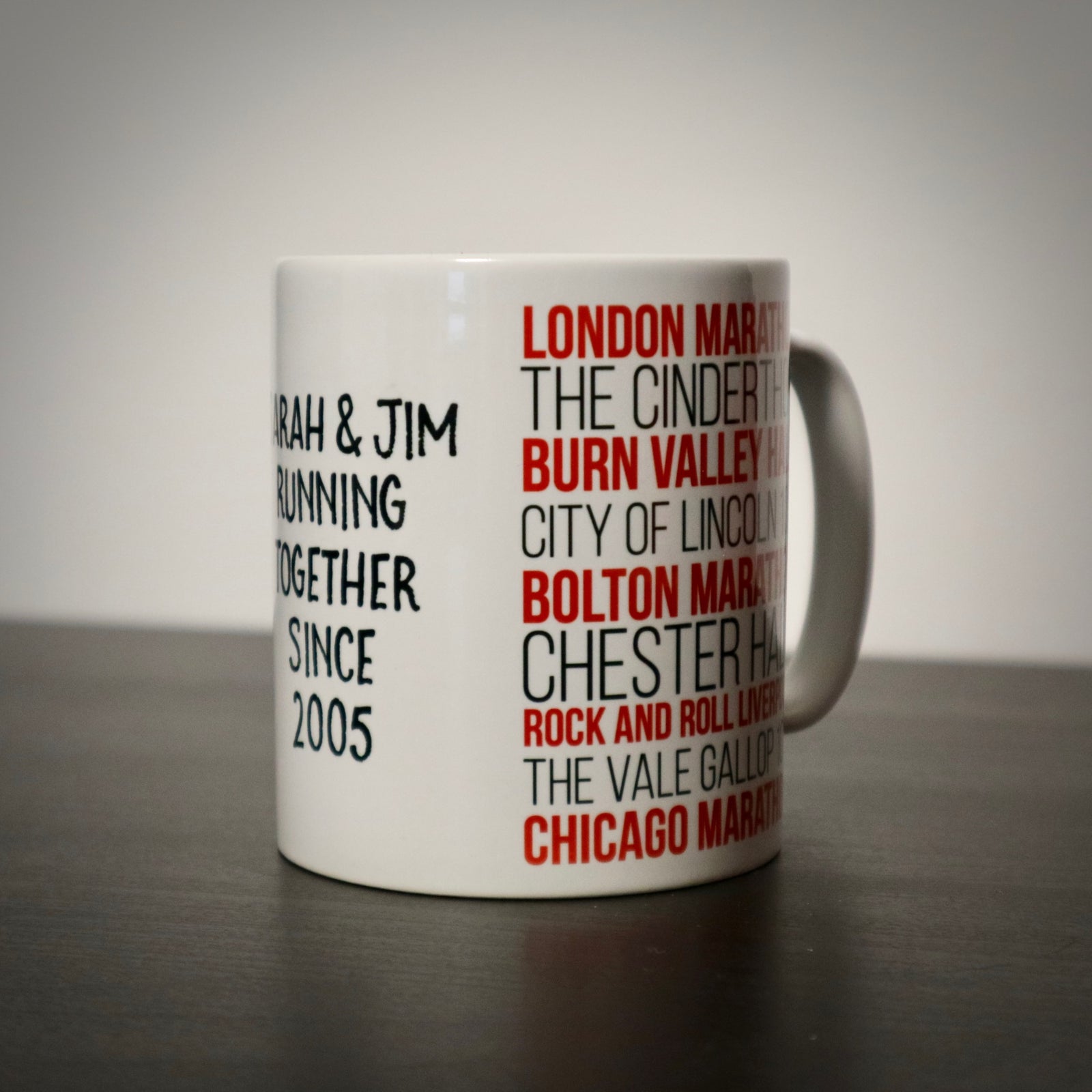 Running Together Since... Events/Marathons/Races Mug