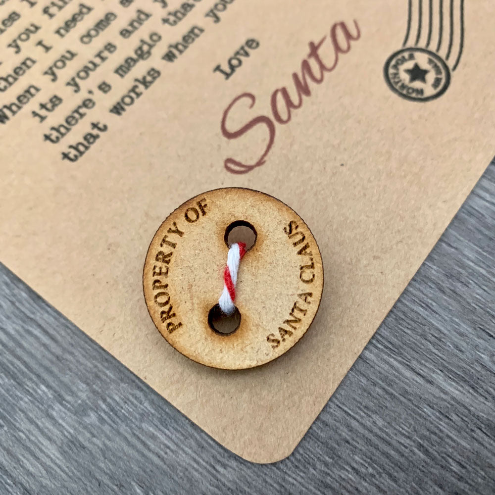Santa's Lost Button and Personalised Postcard