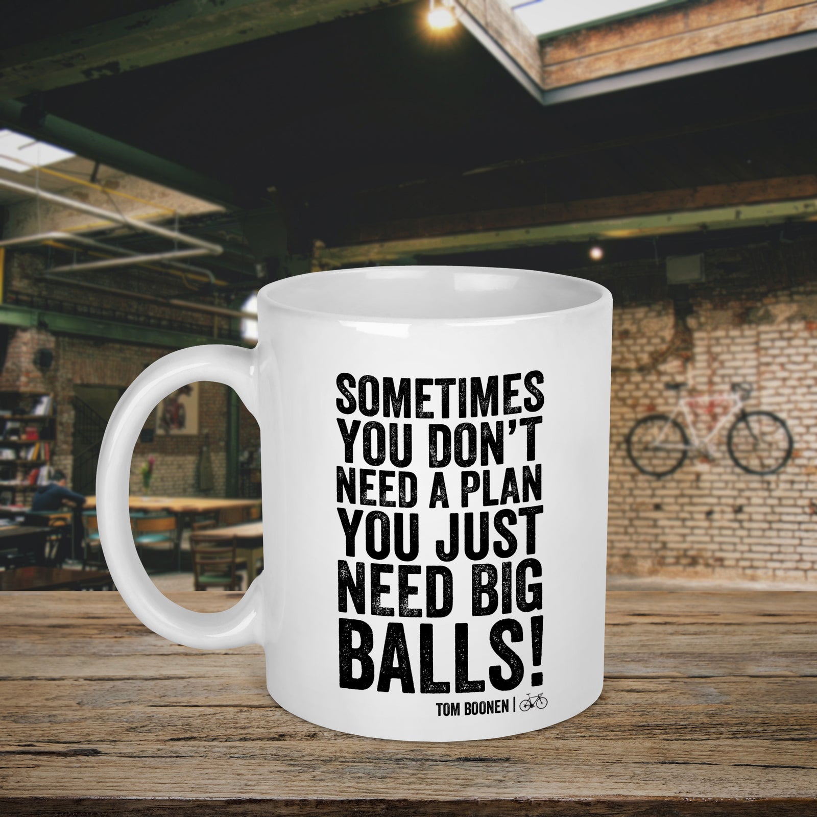 Tom Boonen Big Balls Cycling Mug