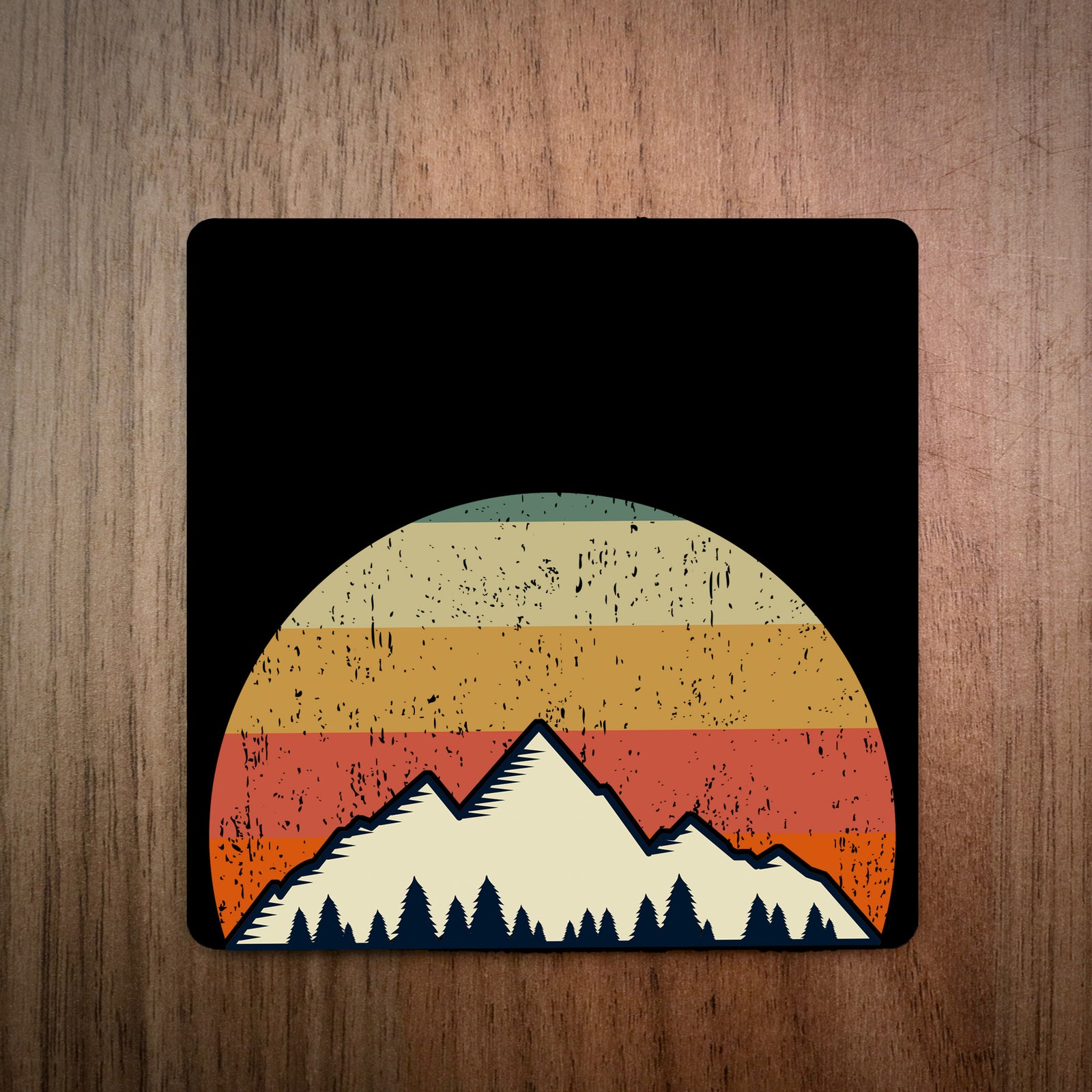 Sunset Retro Coaster