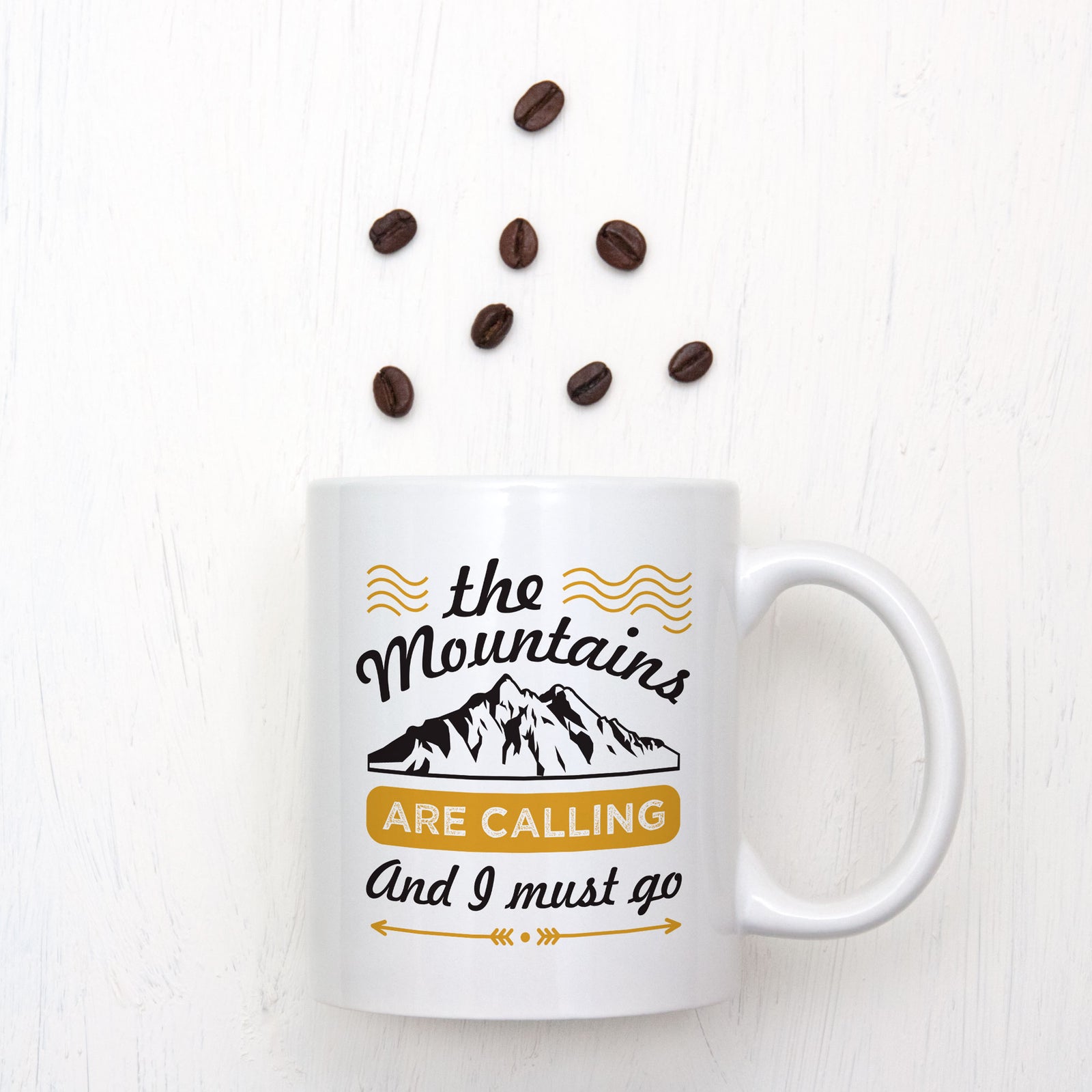 The Mountains Are Calling Mug