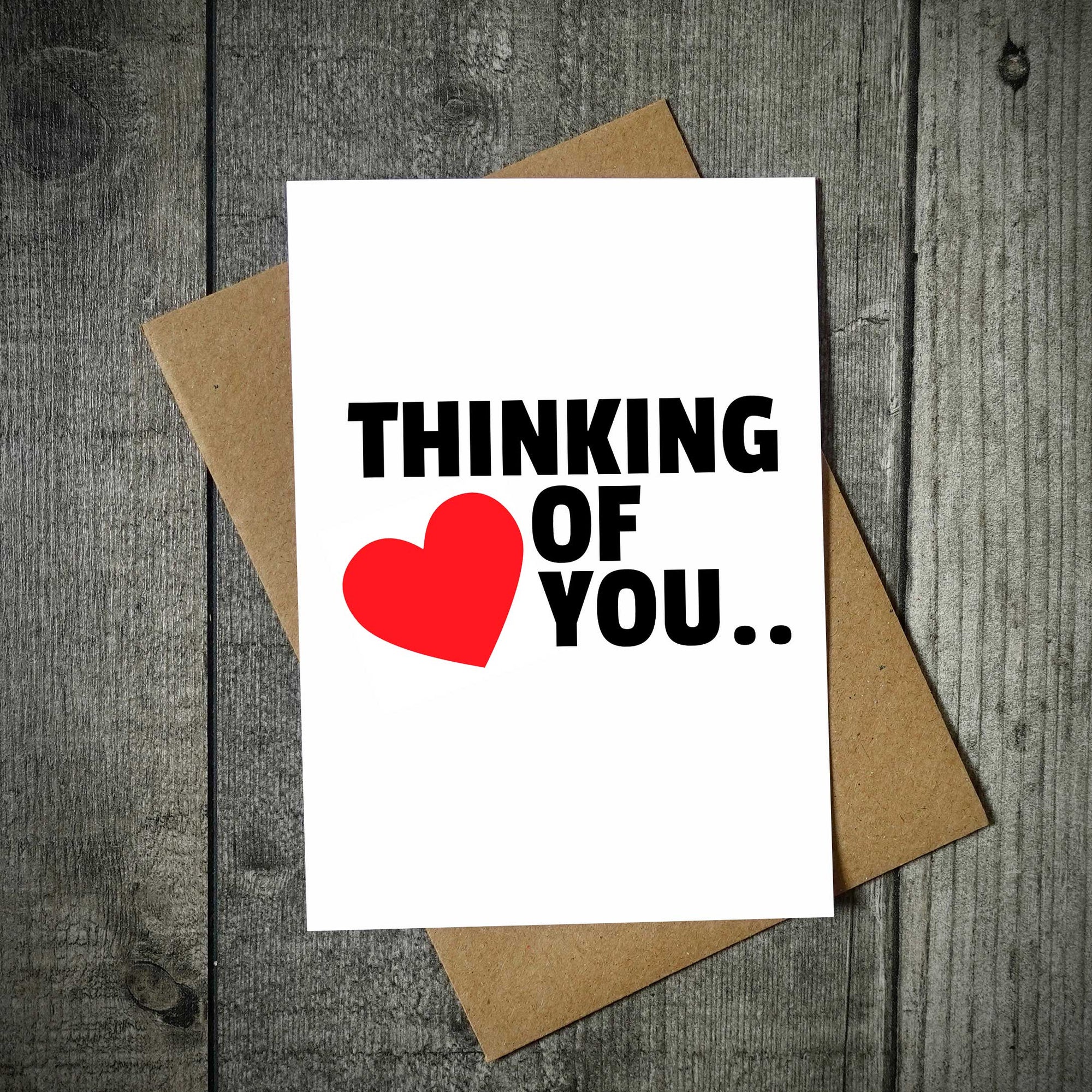 Thinking Of You..... Naked Valentine's Card