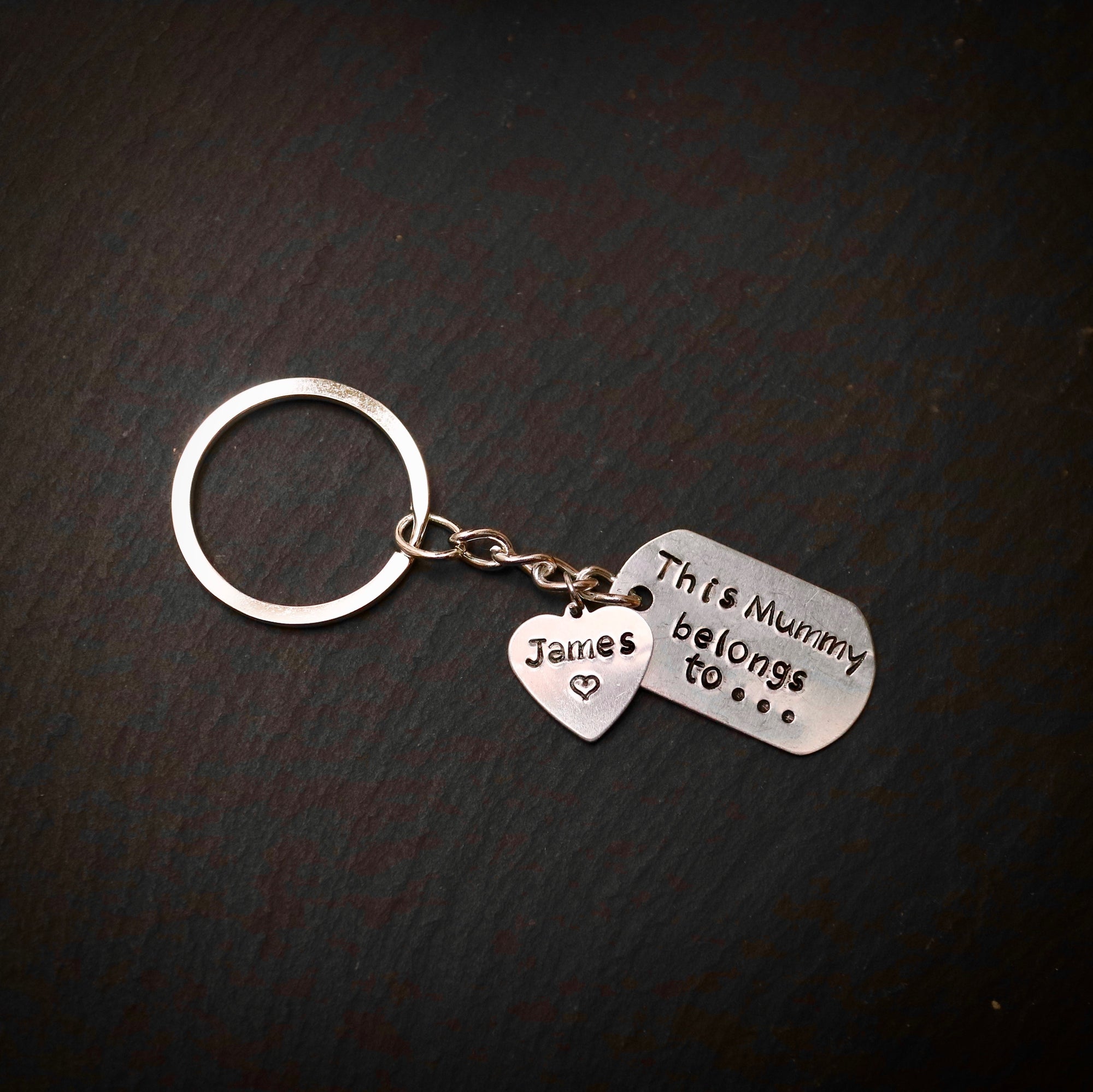 This Dad/Daddy/Mum/Mummy/... Belongs To Personalised Keyring