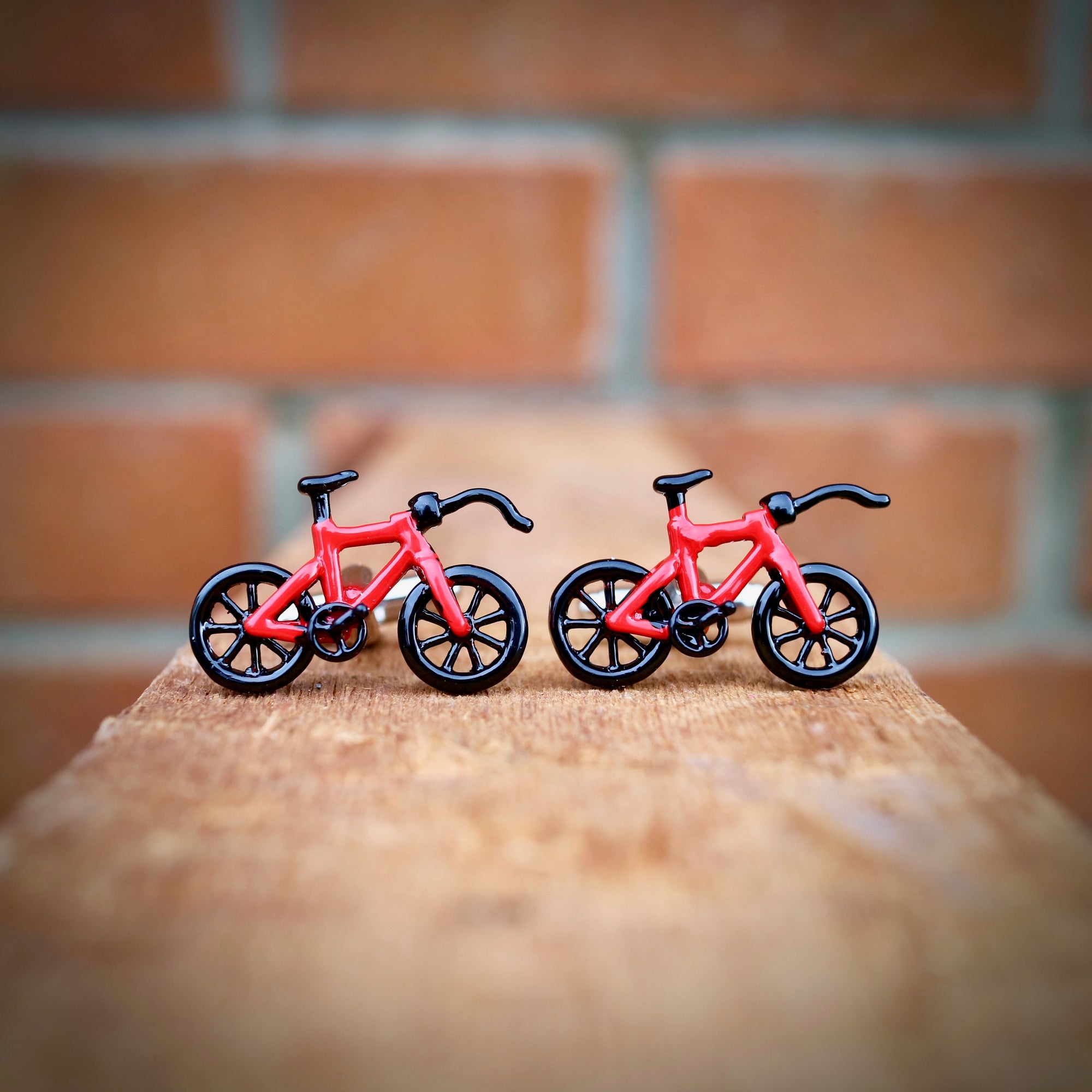 Time Trial TT Bike Cufflinks