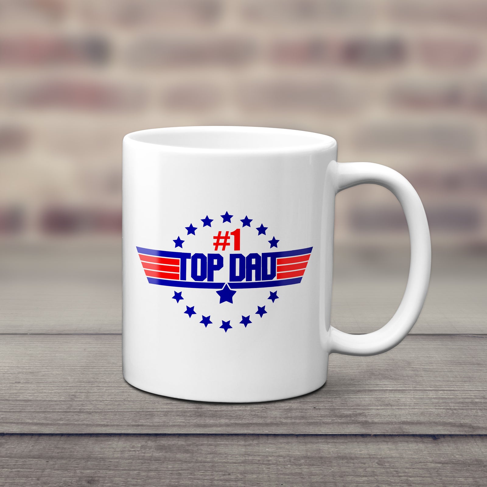 Top Dad Top Gun Mug
