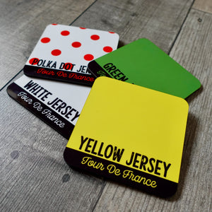 Tour de France Jerseys Coaster Set Mk3