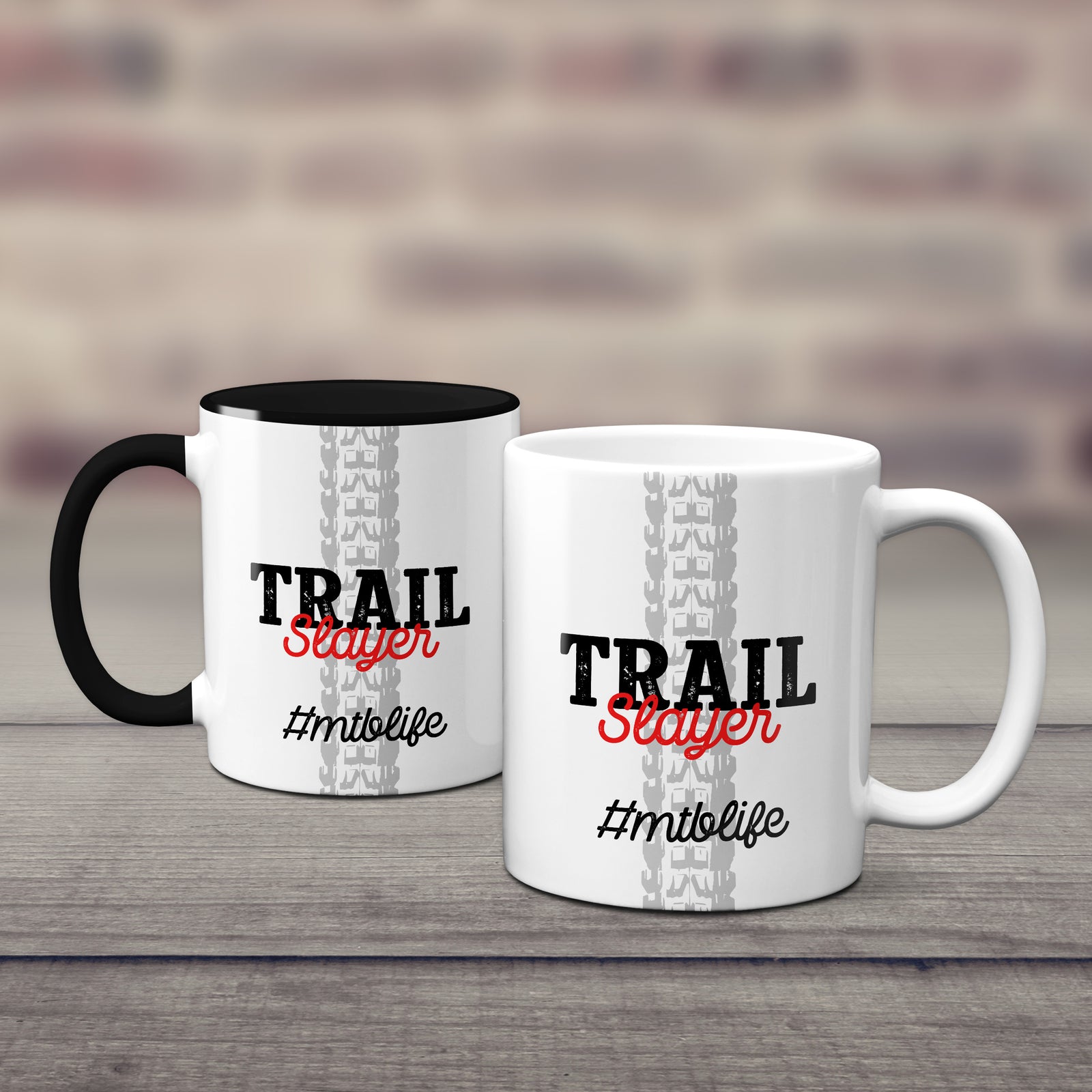 Trail Slayer Mountain Bike Mug #mtblife