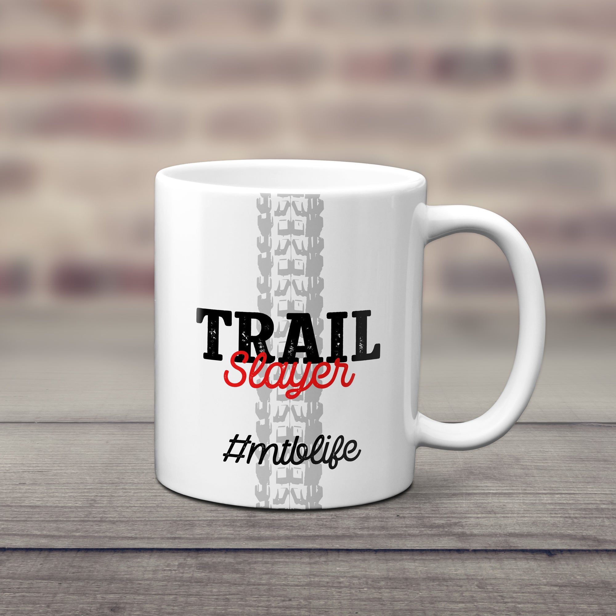Trail Slayer Mountain Bike Mug #mtblife