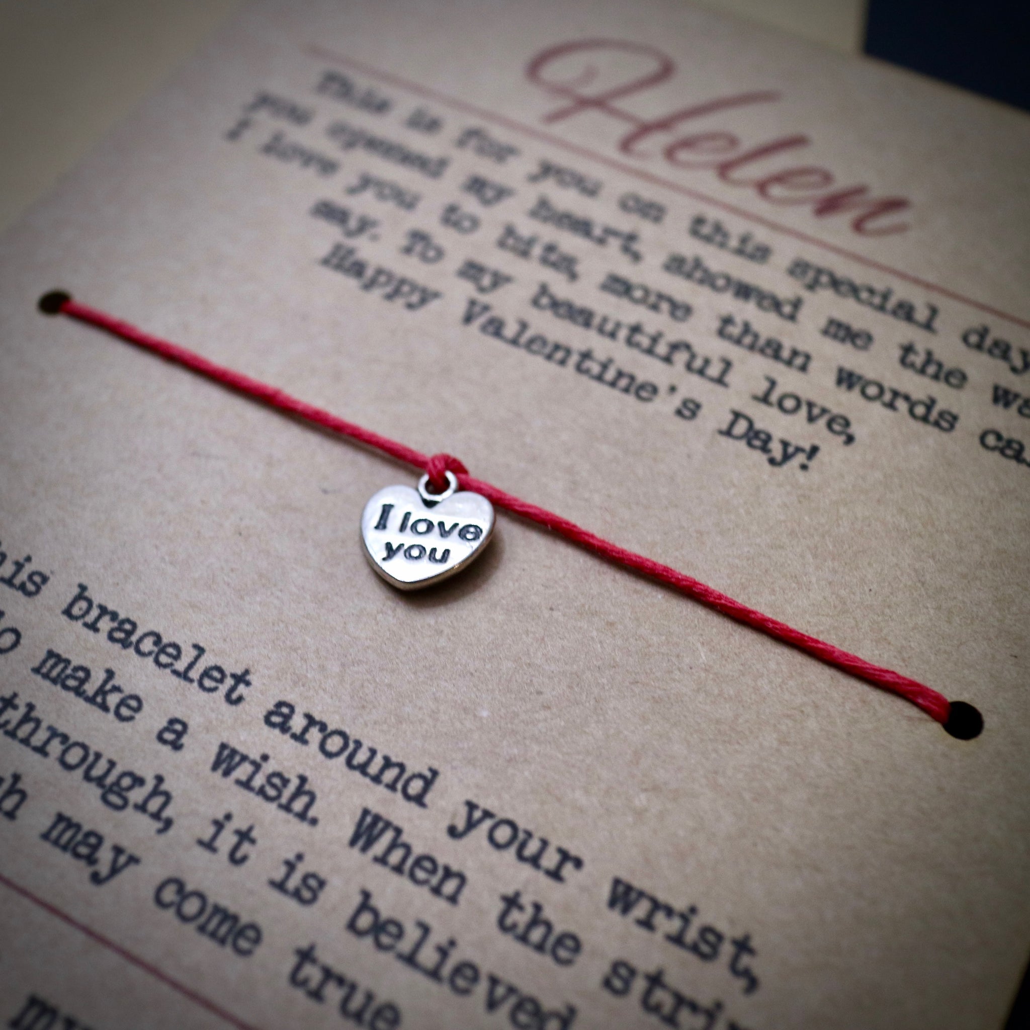 Valentines bracelet hotsell