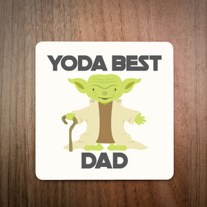 Yoda Best Daddy Coaster
