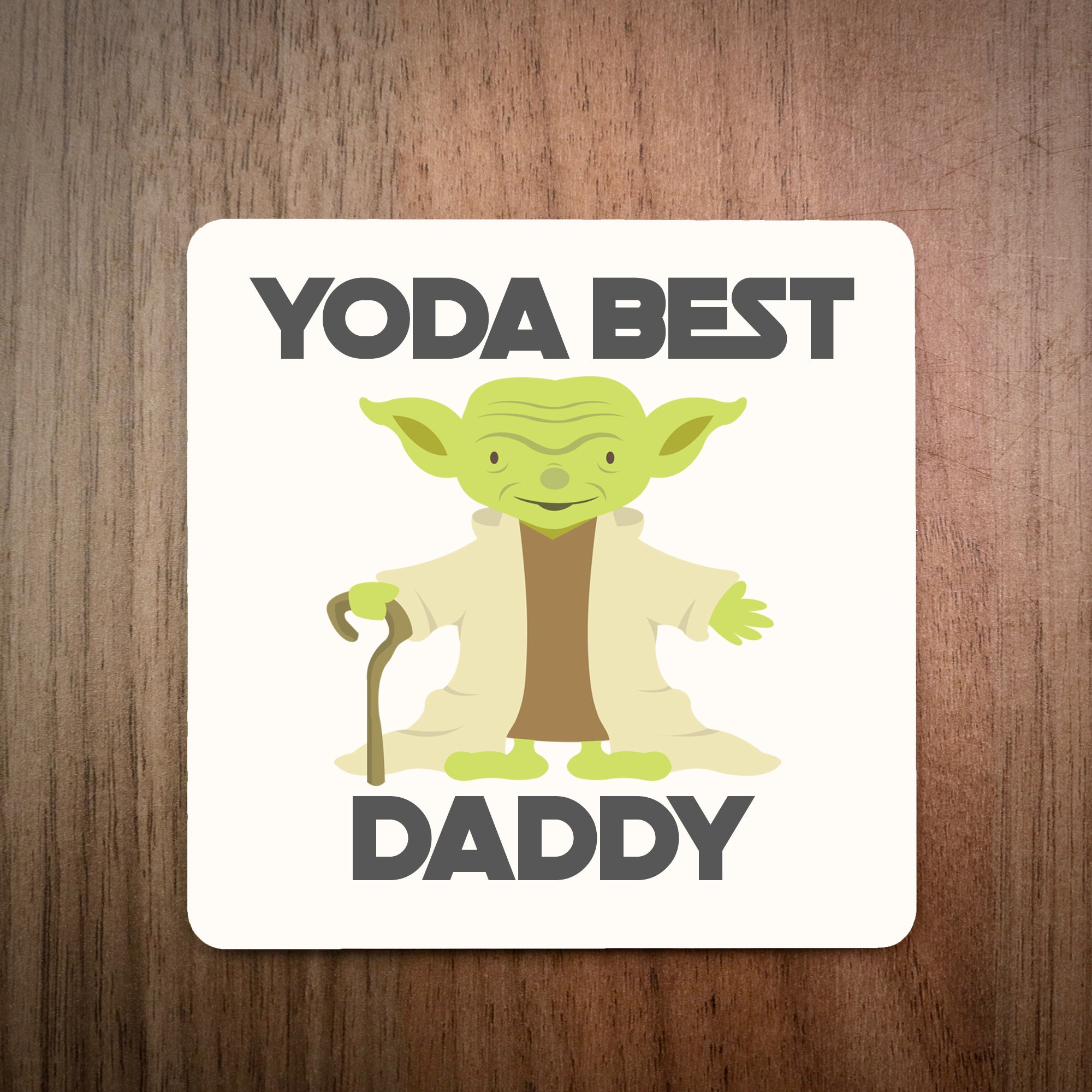 Yoda Best Daddy Coaster