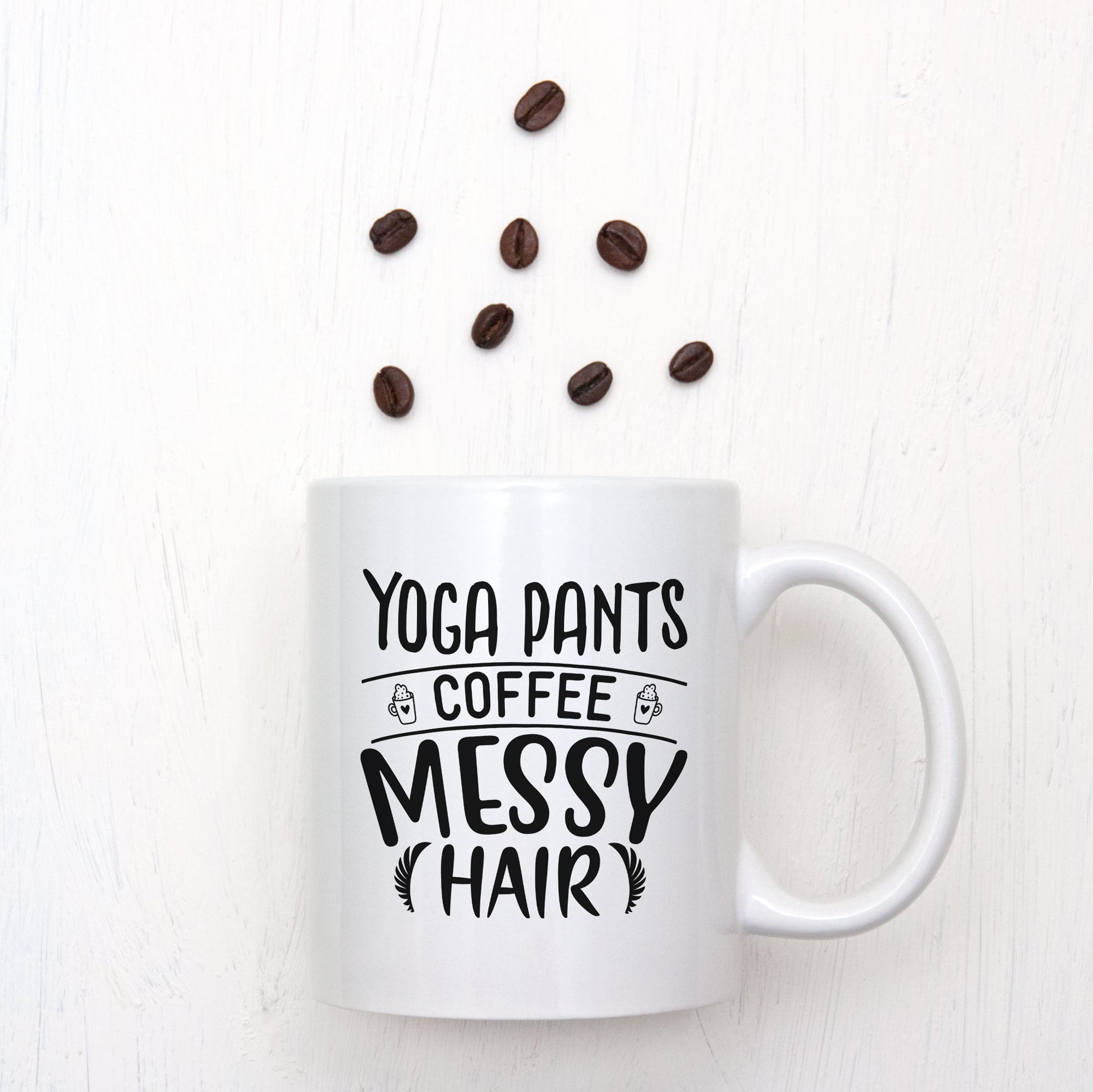 Yoga Pants Coffee & Messy Hair Mug
