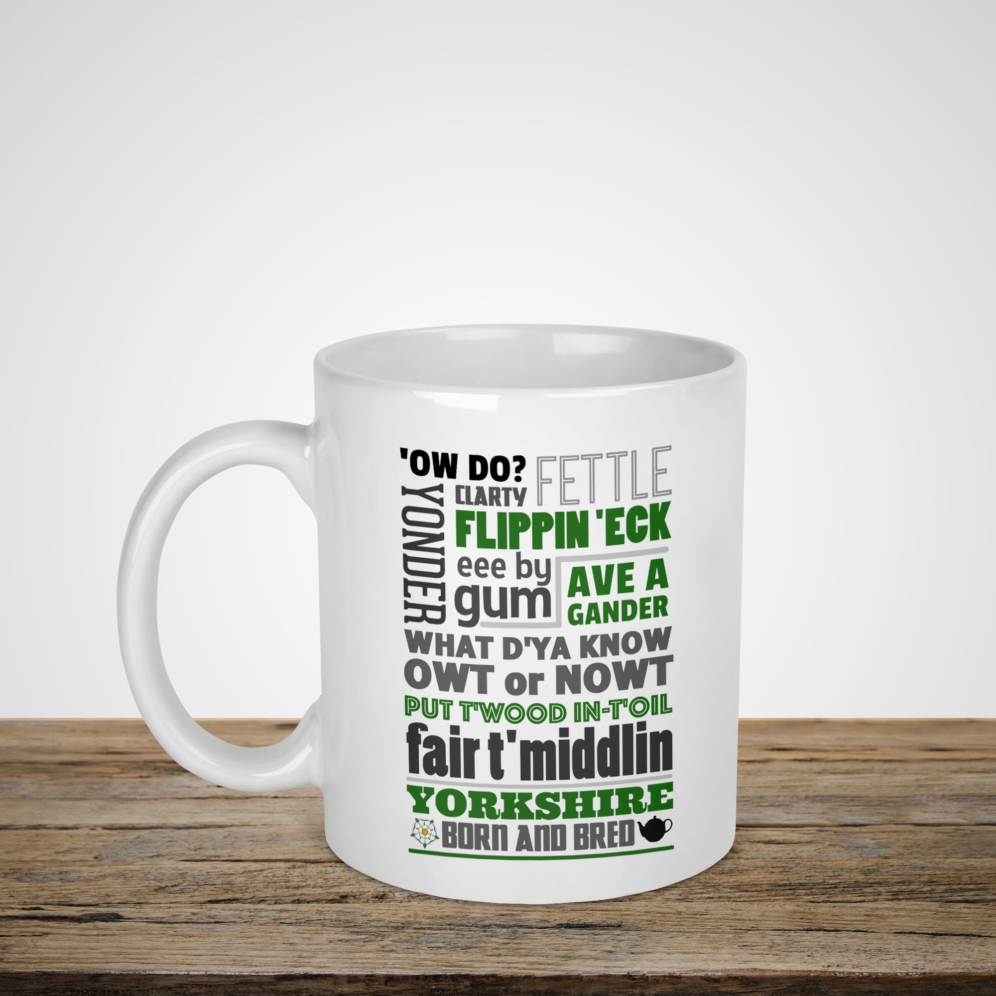 Yorkshire Born & Bred Dialect Mug