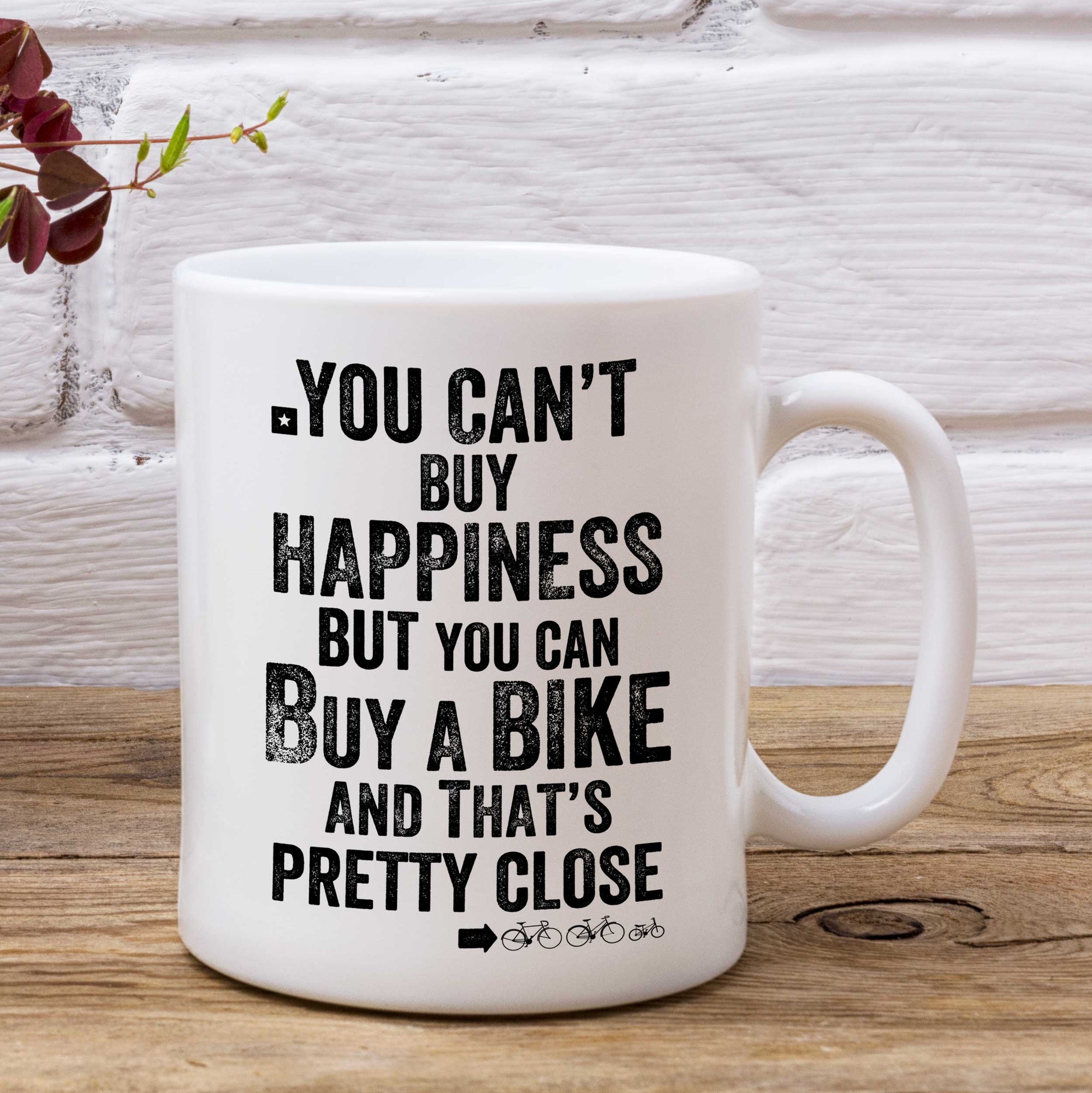 You Can't Buy Happiness But You Can Buy A Bike Cycling Mug