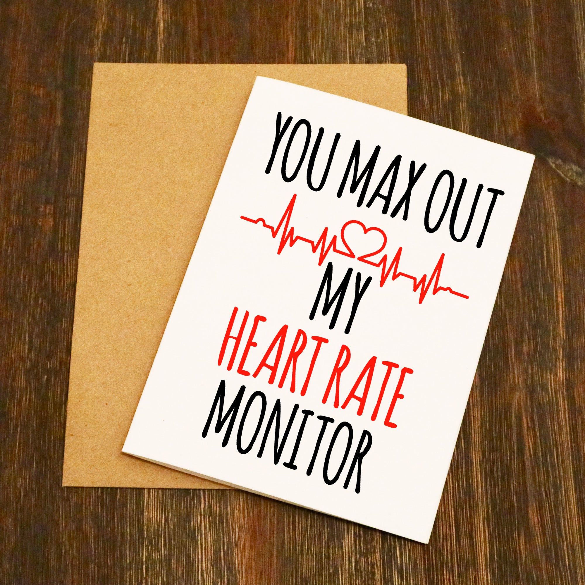 You Max Out My Heart Rate Monitor Card