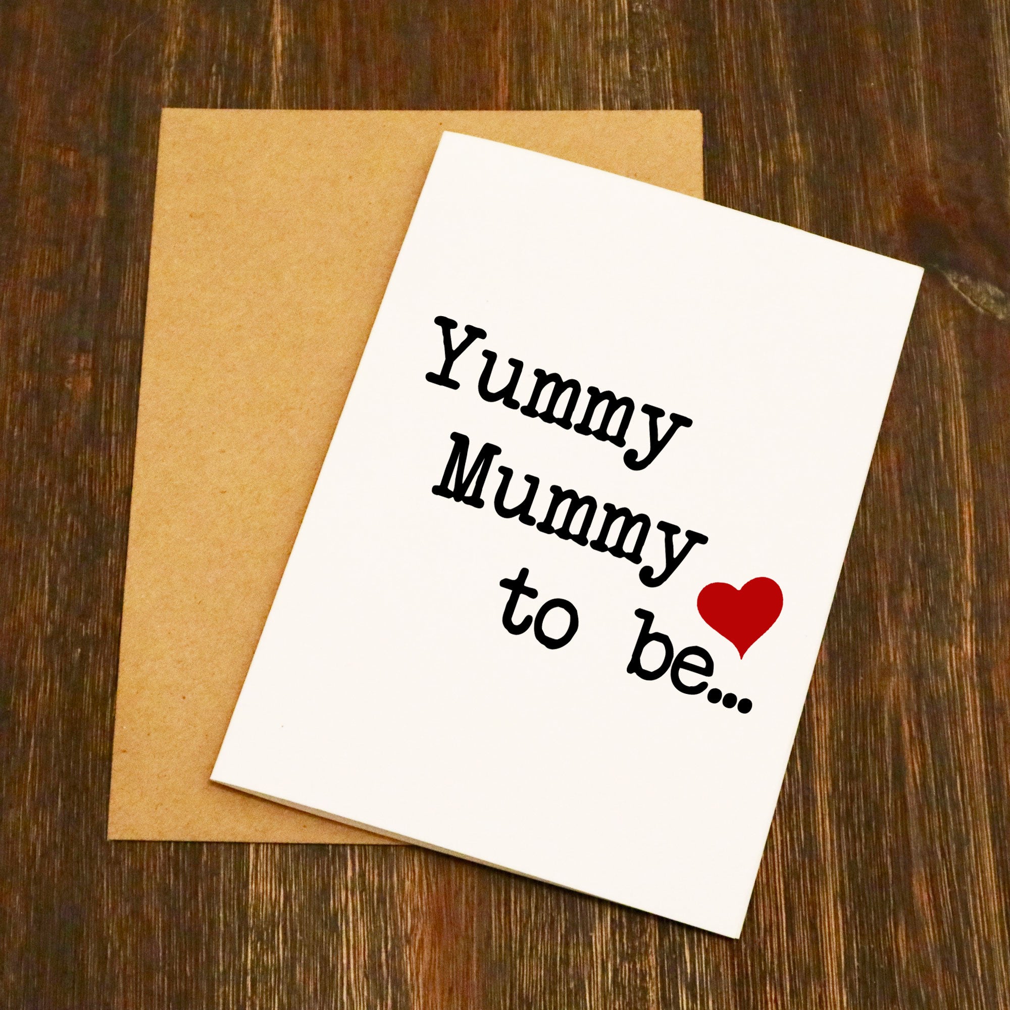 Yummy Mummy to be... Greetings Card