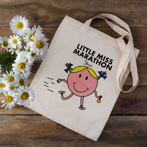 Little Miss Marathon Personalised Tote Bag