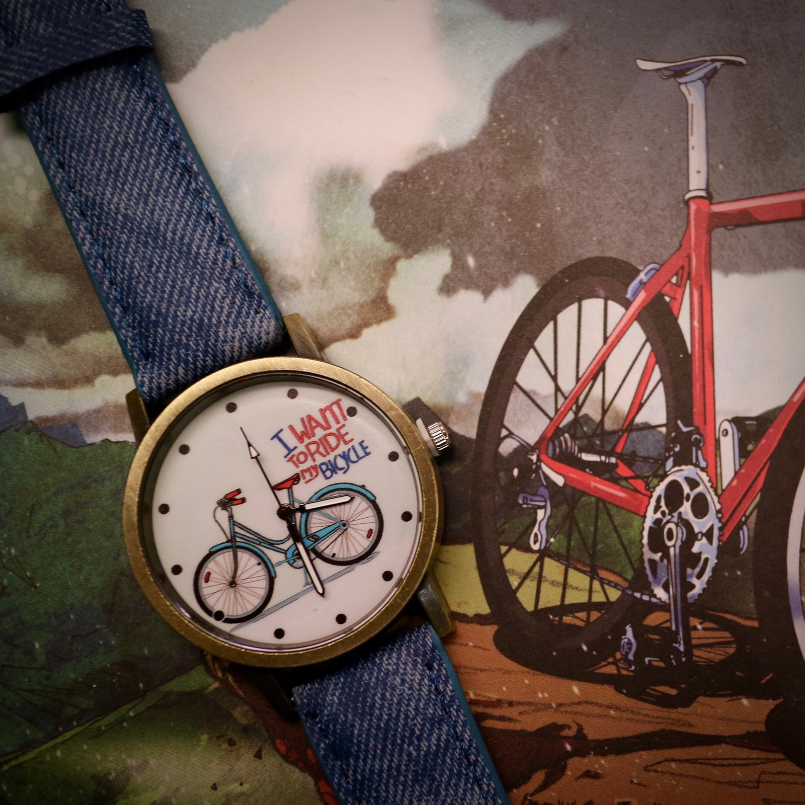 I Want To Ride My Bicycle Women's Watch