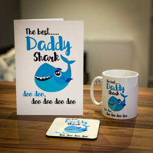 The Best Daddy Shark Doo Doo Doo Gift Set & Card