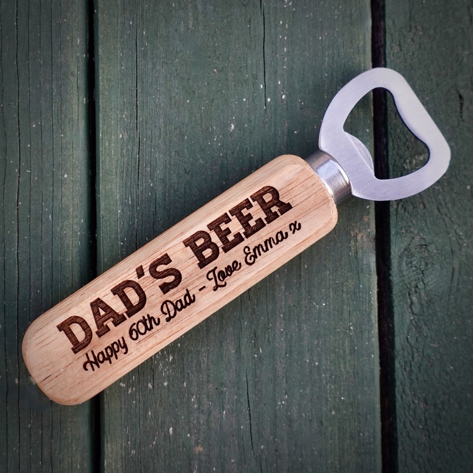 Personalised Wooden Bottle Opener
