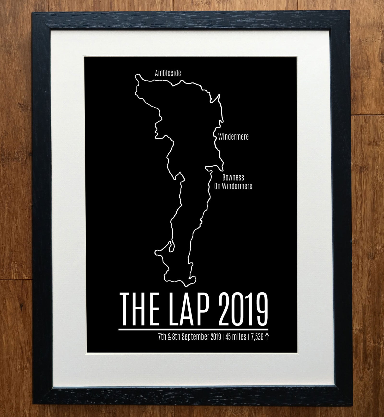 The Lap GPS Personalised Print
