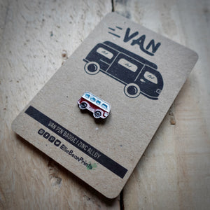 Van Split Screen Camper Van Pin Badge